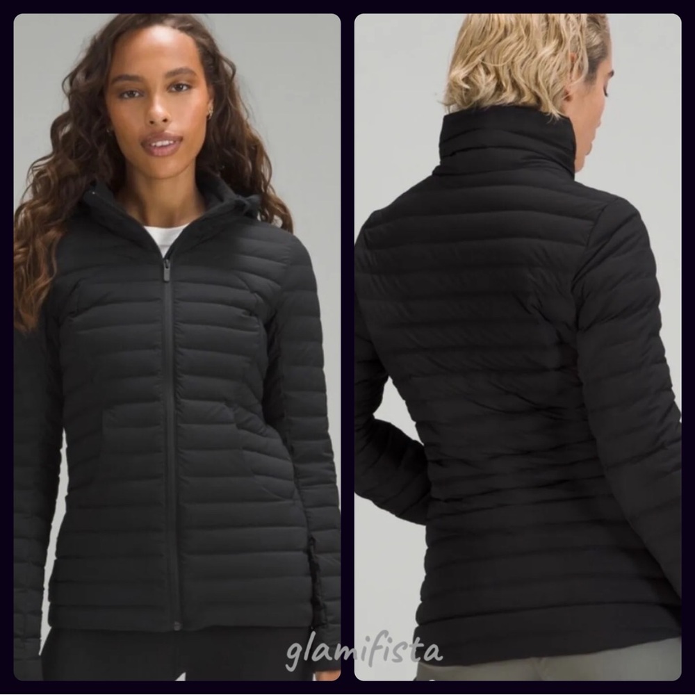 Lululemon Pack It Down (700 down fill) Jacket in Black Sz.6